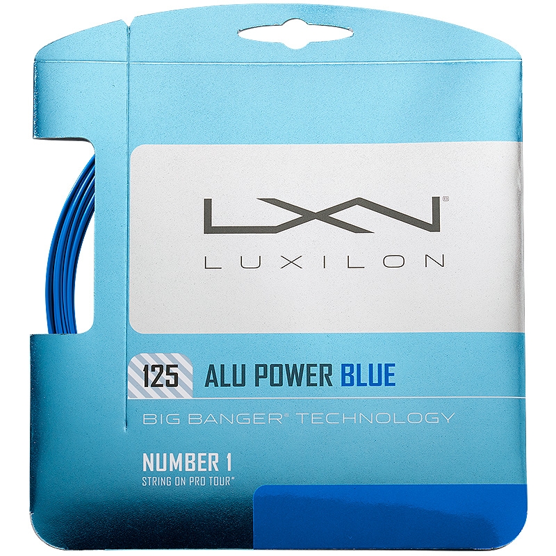 Luxilon Alu Power 125 Tennis String Set Blue