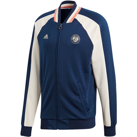 Adidas Roland Garros Men S Tennis Jacket Navy Ecrutint