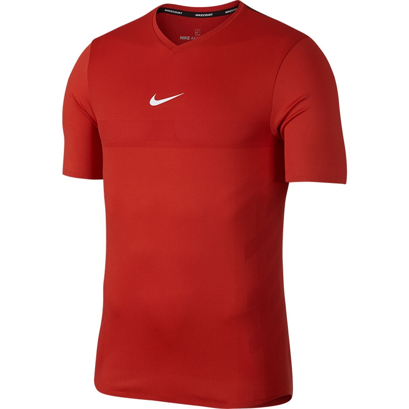 Nike Aeroreact Rafa Men's Tennis Crew Habanerored