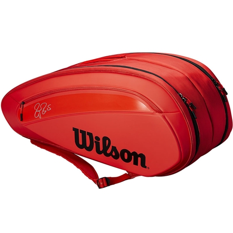 Wilson Federer DNA 12 Pack Tennis Bag Red
