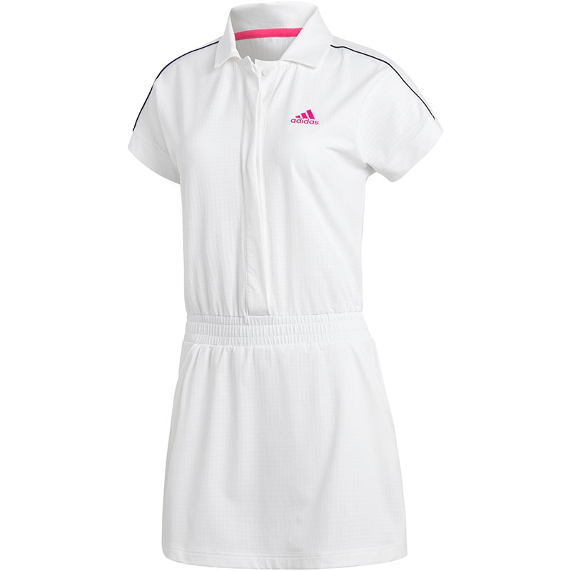 Adidas Seasonal Women's Tennis Dress White/shockpink