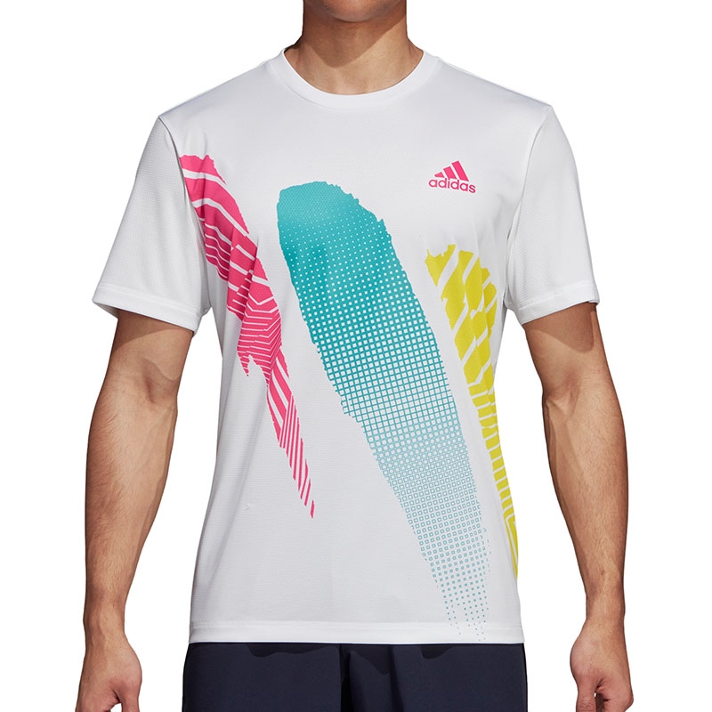 Adidas Seasonal Men's Tennis Tee White