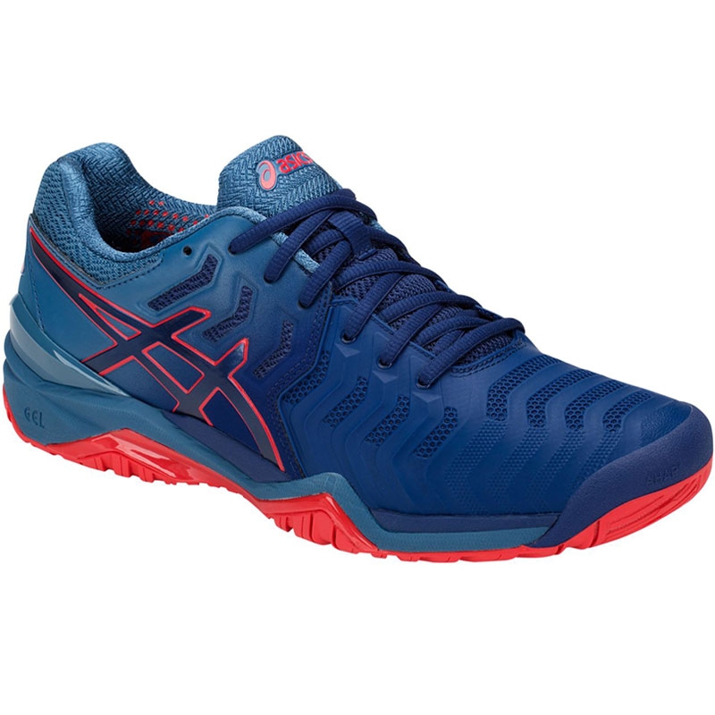 Asics Gel Resolution 7 Men�s Tennis Shoe Blue