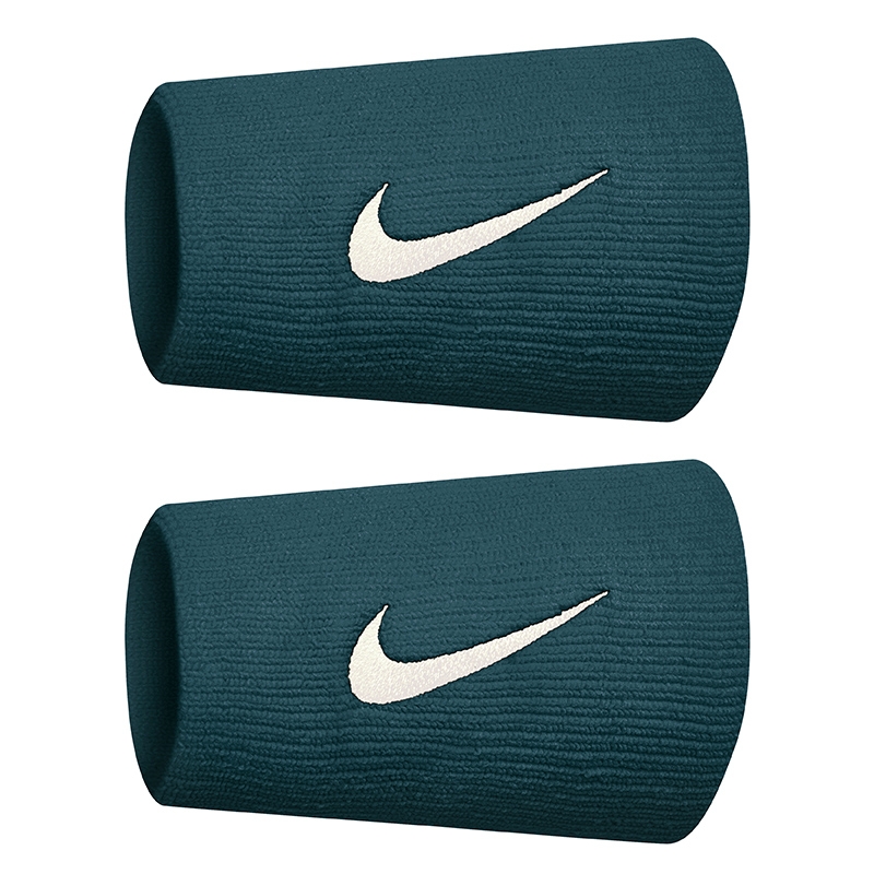 Nike Premier Tennis Doublewide Wristband Midnightspruce/guava