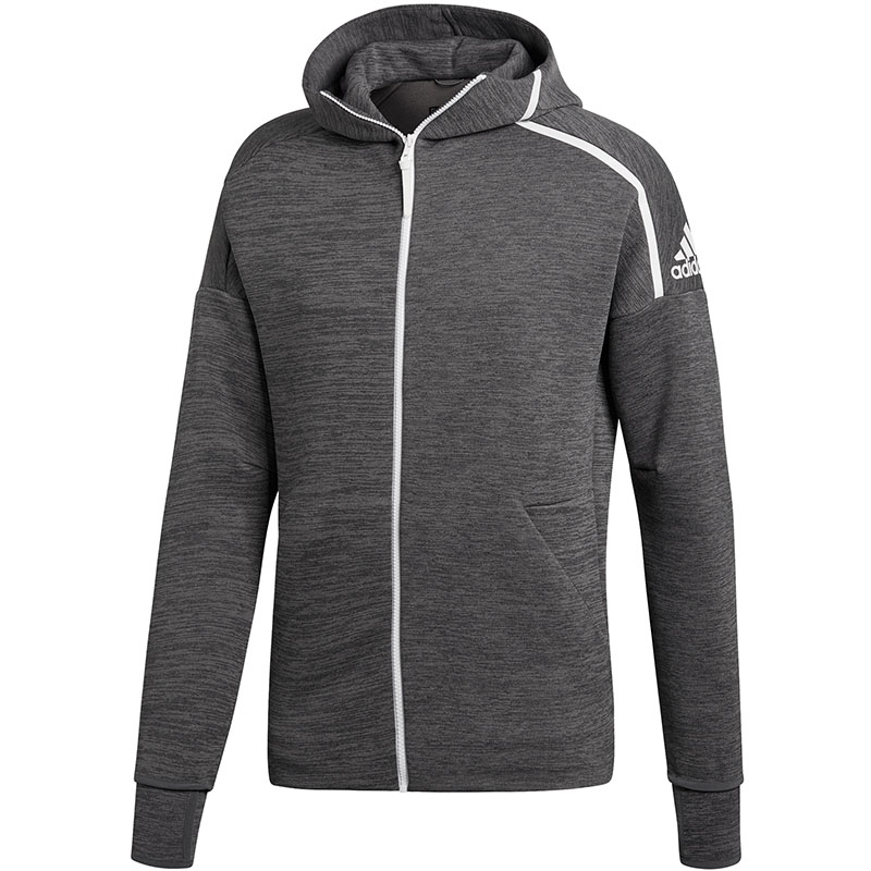 grey adidas hoddie