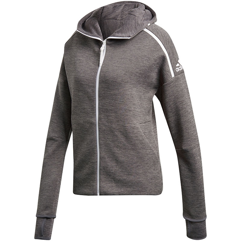 grey adidas hoddie