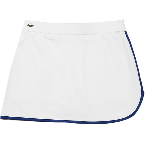 Lacoste Ultra Drawstring Womens Tennis Skirt White/inkwell