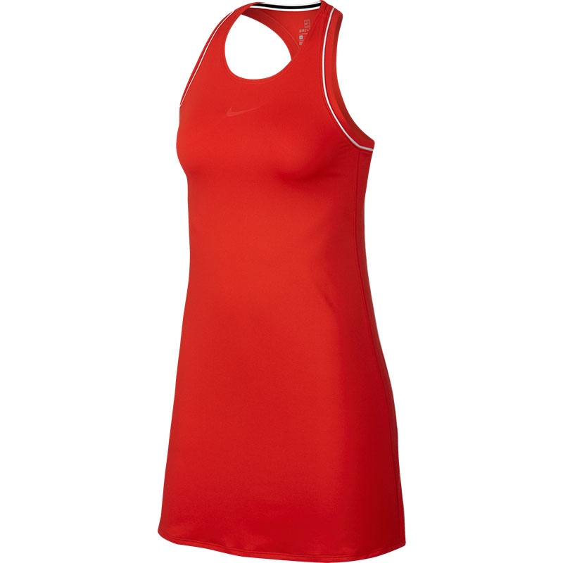 Nike Court Dry Women's Tennis Dress Habanerored
