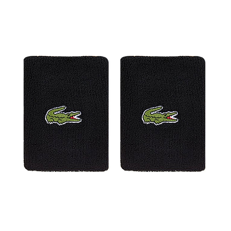 Lacoste Colorblock Tennis Wristband Black