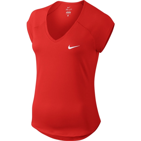 red and white nike shirt women's