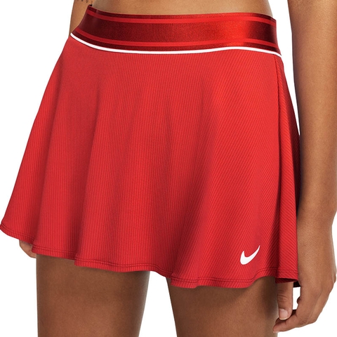 red nike tennis skirt