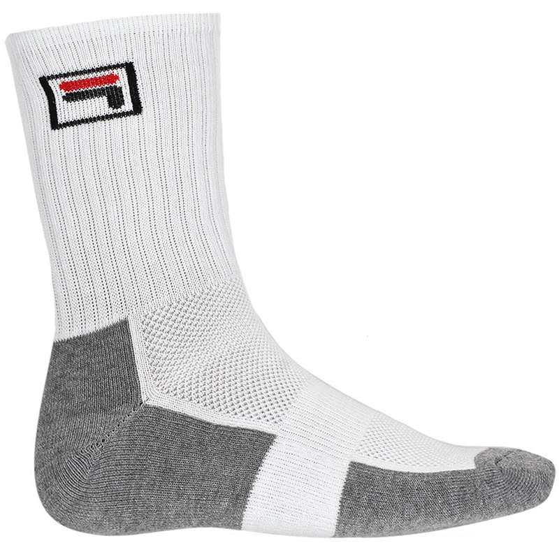 Fila Performance Crew Tennis Socks White