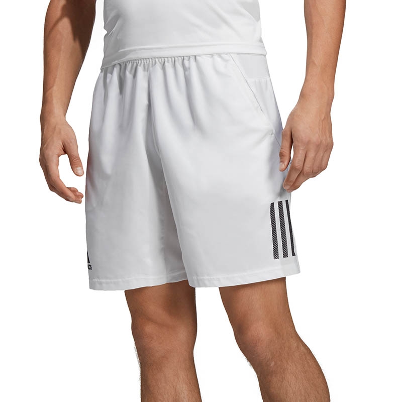 Adidas Club 3 Stripes Men's Tennis Short White/black
