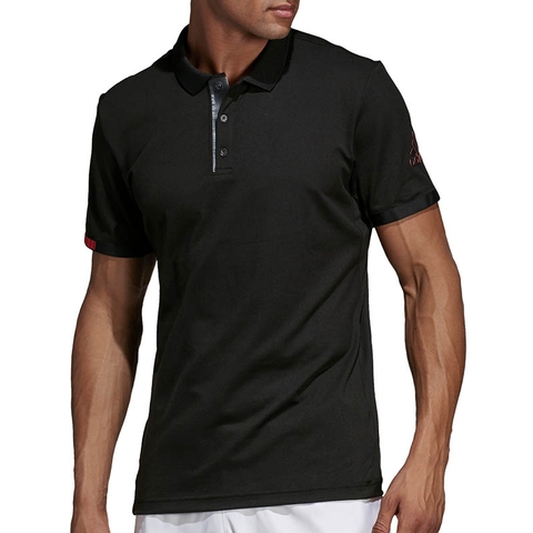 Adidas Matchcode Men's Tennis Polo Black