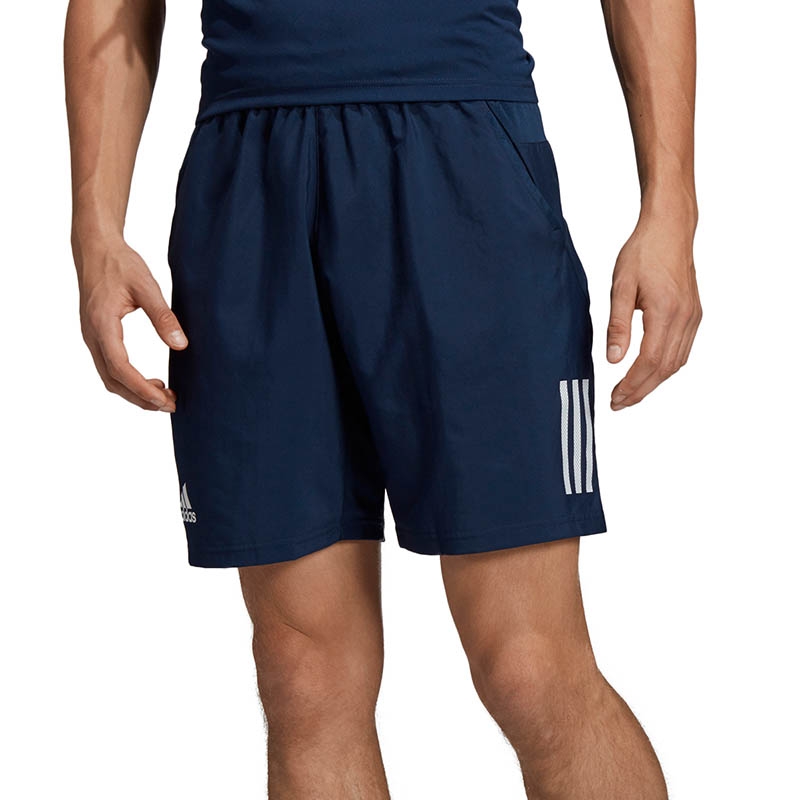 Adidas Club 3 Stripes Men's Tennis Short Navy/white