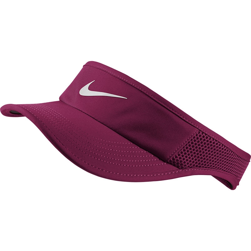 Nike Featherlight Women's Tennis Visor Trueberry/white