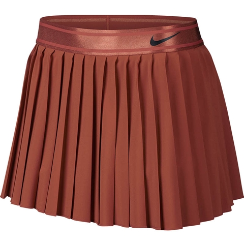 nike orange tennis skirt