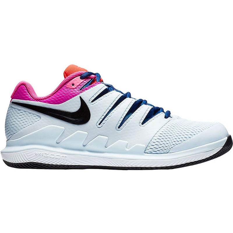 Nike Air Zoom Vapor X Junior Tennis Shoe Blue/fuchsia