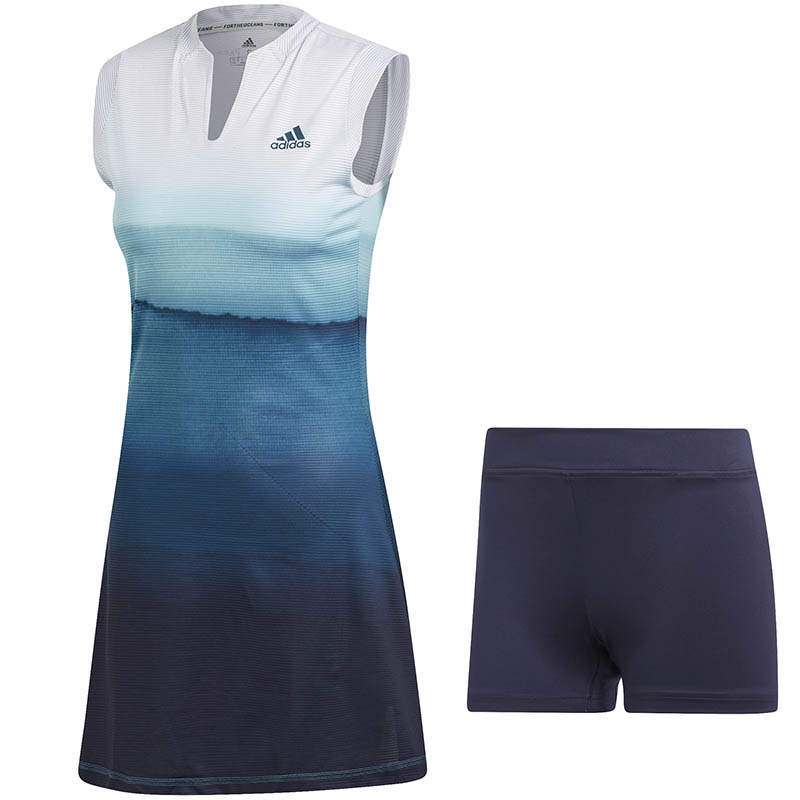 blue adidas dress