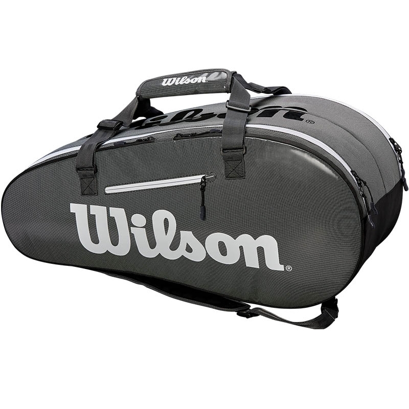 Wilson Super Tour 2 Compartment Large Tennis Bag Grey