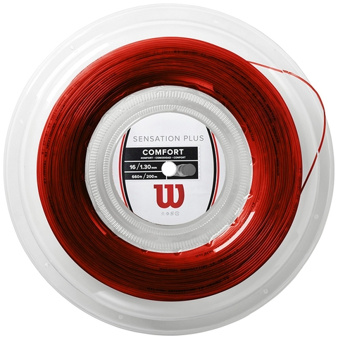 Wilson Sensation Plus 16 Tennis String Reel Red