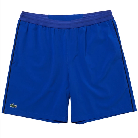 lacoste shorts blue
