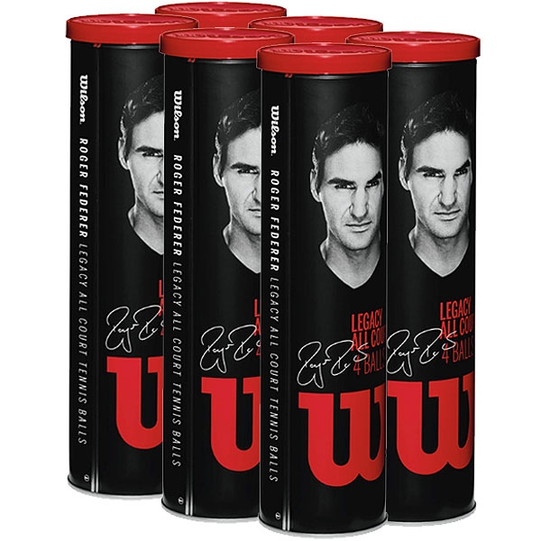 Wilson RF Legacy 4 Ball Tennis 6 Can Pack
