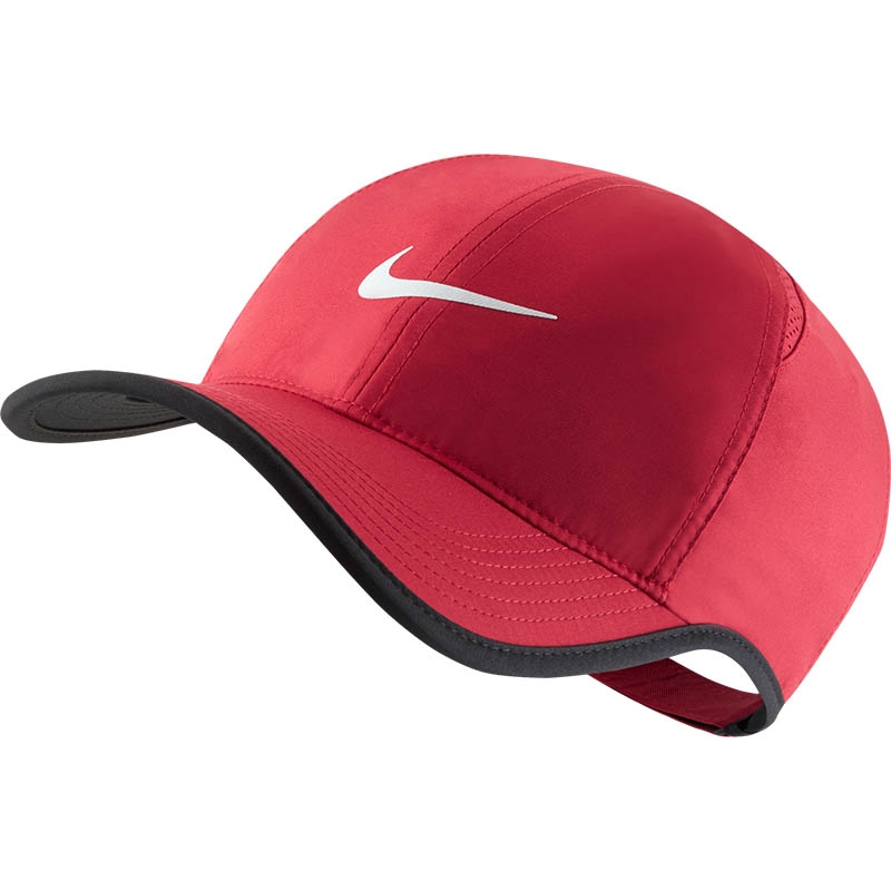 Nike Featherlight Tennis Hat Teamcrimson/black