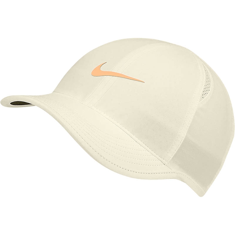 Nike Featherlight Women's Tennis Hat Sail/black/orange