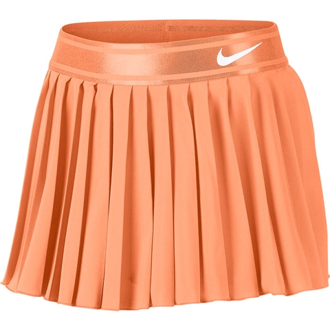 orange nike tennis skirt