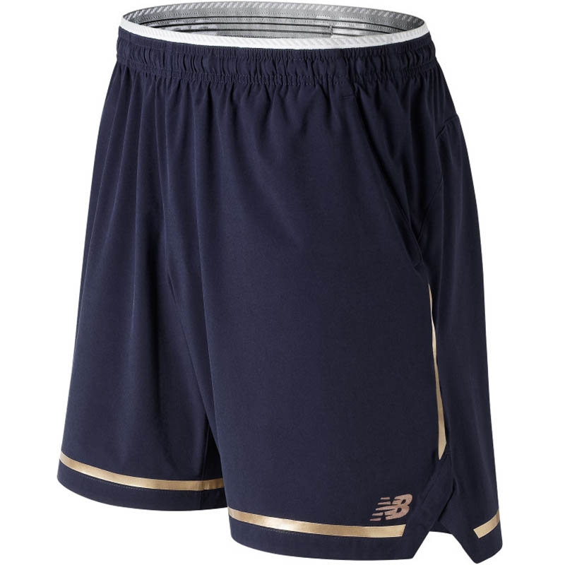 New Balance 7 Tournament Men's Tennis Short Pigment/gold