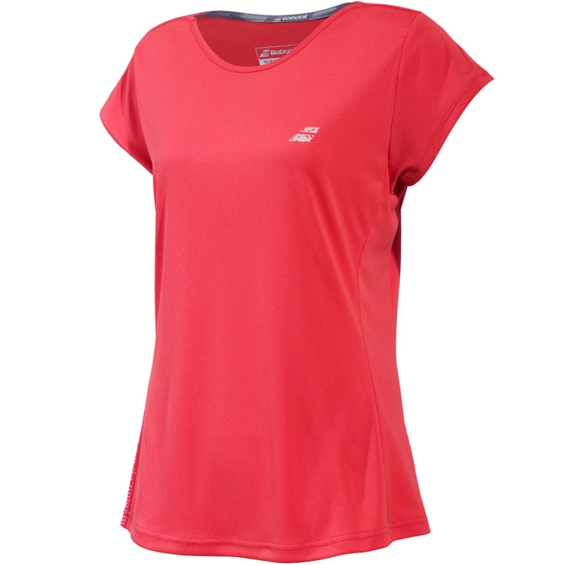 Babolat Performance Cap Sleeve Women's Tennis Top Hibiscus