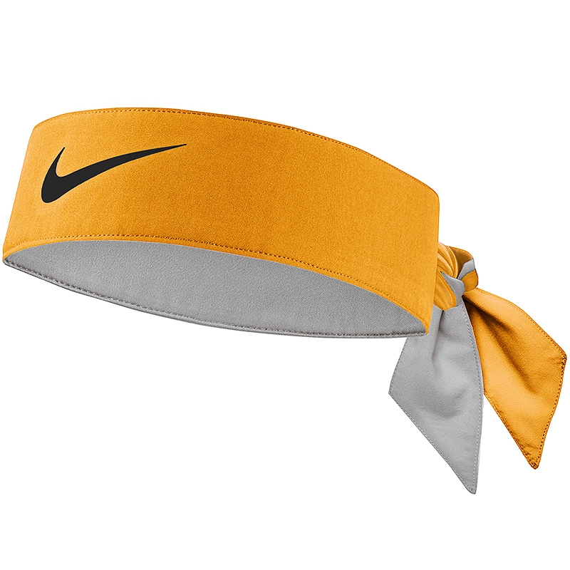 yellow nike tie headband