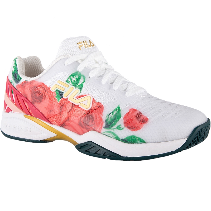 women's flowered sneakers