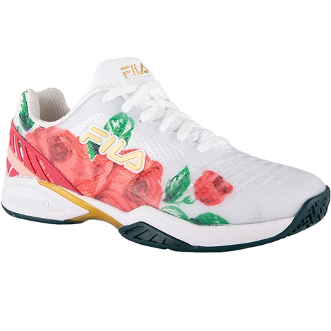 fila shoes with flowers