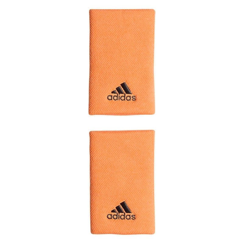 Adidas Large Tennis Wristband Orange/carbon