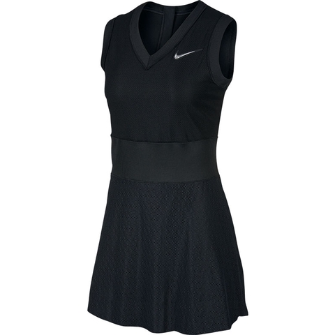 black tennis dress