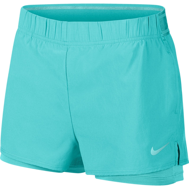 Nike Court Flex Women's Tennis Short Aqua