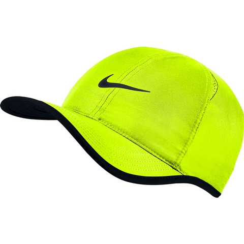 Nike Featherlight Tennis Hat Volt/black