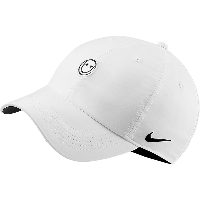 white nike tennis hat