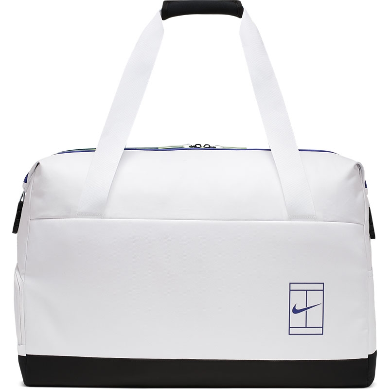 Nike Court Tech Duffel Tennis Bag White/black/violet