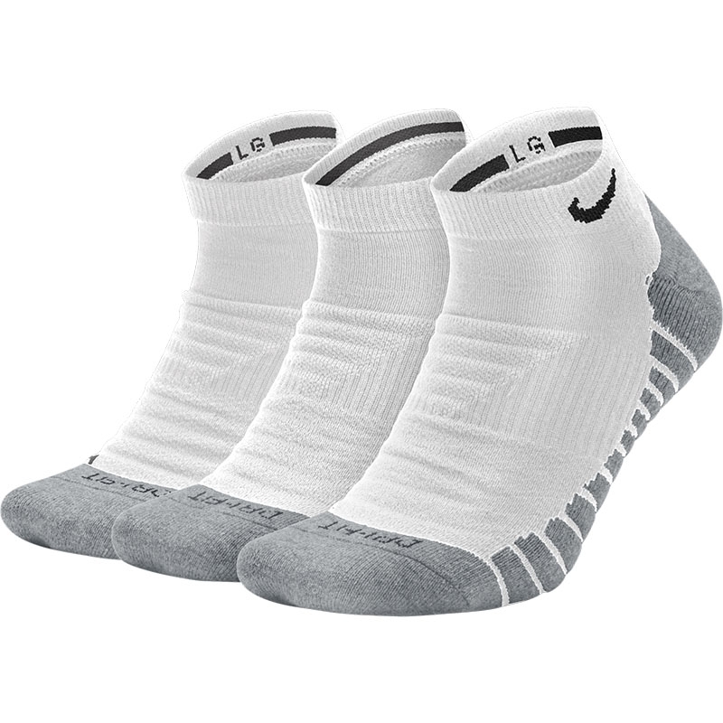 no show nike socks white