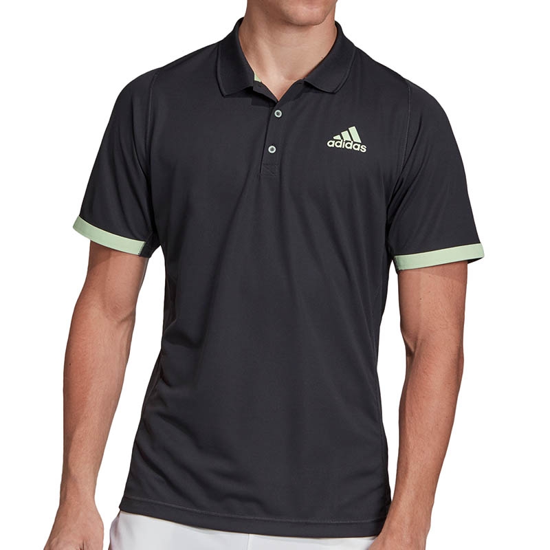 Adidas NY Men's Tennis Polo Carbon/green