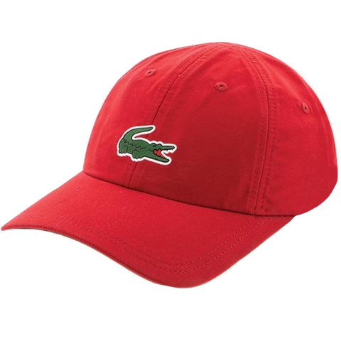 lacoste hat red