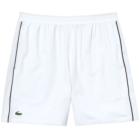 mens white lacoste shorts