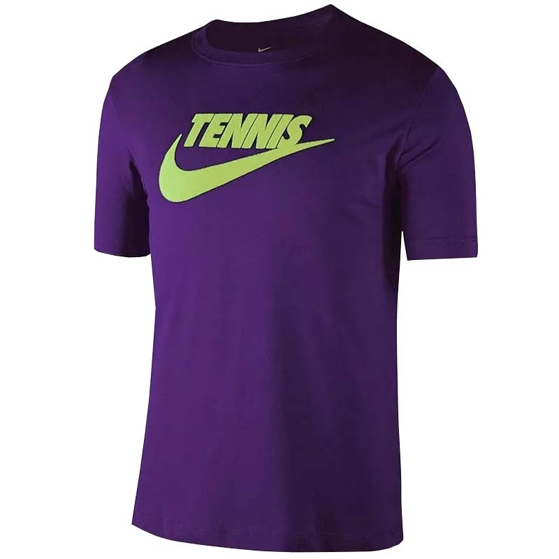 Nike Court Men's Tennis Tee Purple/volt