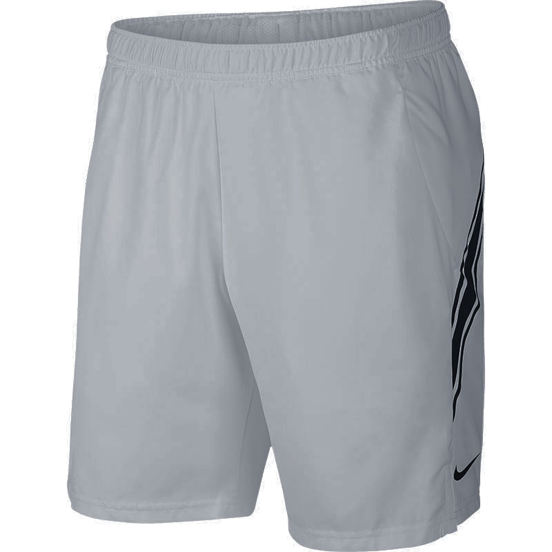 Nike Court Dry 9 Men's Tennis Short Grey/black