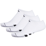  Adidas Cushioned 3- Pack No Show Men's Tennis Socks