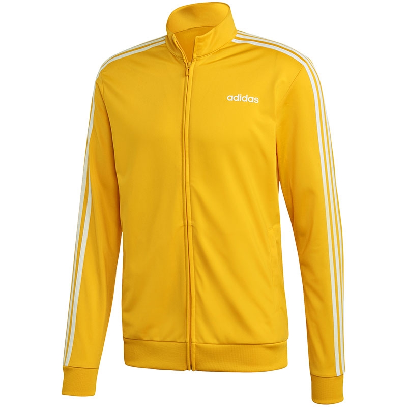 Adidas 3 Stripes Edberg Men's Tennis Jacket Gold