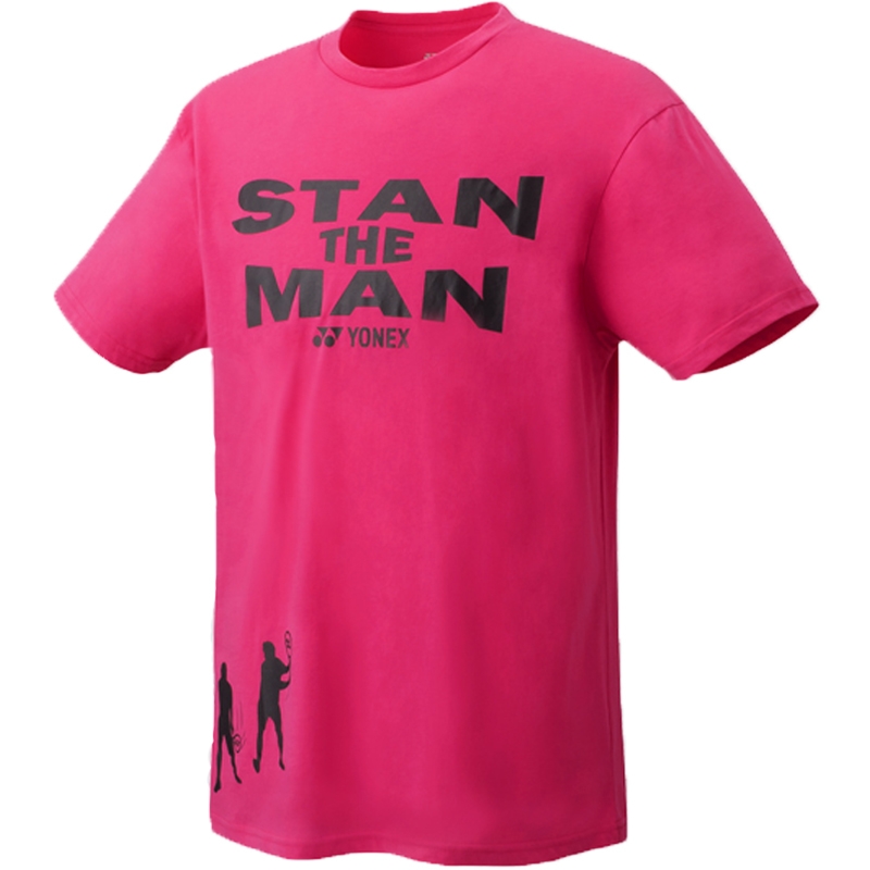 Yonex Stan The Man Men's Tennis Shirt Darkpink